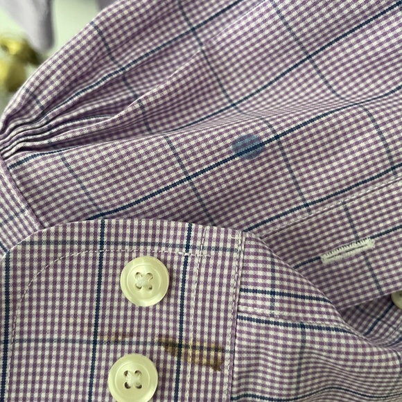 Brooks Brothers Size XL Purple Button-Up Shirt - Picture 4 of 4